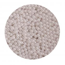Karoliukai, skersmuo 0.7cm "Baltas perlas" (500g)