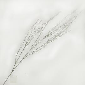 Dekoratyvinė blizgi šaka 90 cm (sidabrinė)