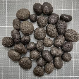 Dekoratyviniai juodi gludinti 20-30 mm akmenukai 1kg