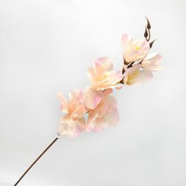 Dirbtinė gėlė kardelis 54 cm (persikinė su rožine)