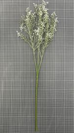 Dirbtinė gėlės šaka, ilgis 71 cm (balta)