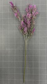 Dirbtinė lapų šaka, ilgis 65cm (violetinė)