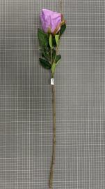 Dirbtinė rožės šaka, ilgis 70cm (violetinė)