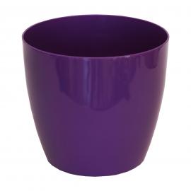 Plastmasinis apvalus vazonas (violetinis)