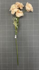 Dirbtinė gėlės šaka, ilgis 60cm (šv. rožinė)