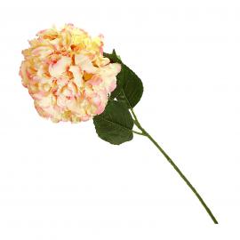 Dirbtinė Hortenzijos šaka,ilgis 89cm (Gelsva, rožinė)