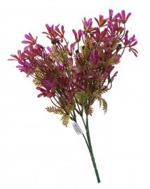 Dirbtinė gėlės šakelė, ilgis 33 cm (violetinė)