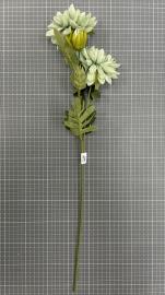 Dirbtinė gėlės šaka, ilgis 62cm (žalia)