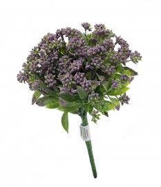 Dirbtinė gėlės šakelė, ilgis 25 cm (violetinė)
