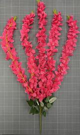Dirbtinė vijoklinės gėlės šaka, ilgis 88 cm (rožinė)