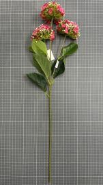 Dirbtinė viburnum (putinas) šaka 63 cm (rožinė)