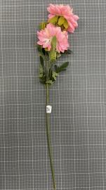 Dirbtinė gėlės šaka, ilgis 62cm (rožinė)