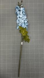 Dirbtinė gėlės šaka, ilgis 79cm (mėlyna)