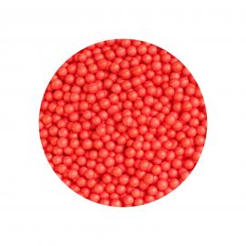 Birios putplasčio granulės, skersmuo 0,2-0,3cm (10g) (Raudonos)