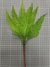 Dirbtinė lapų šakelė, ilgis 33cm (žalia)