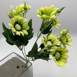 Dirbtinė gėlės puokštė, ilgis 32cm (šv. žalia)