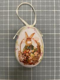 Velykinis pakabinamas kiaušinis su kaspinu, 7 cm aukščio