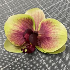 Orchidėjos žiedai lateksiniai (24 vnt. x 0.45€)(8 x 9 cm)(žali)