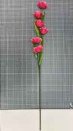 Dirbtinė gėlės šaka, ilgis 100cm (rožinė)