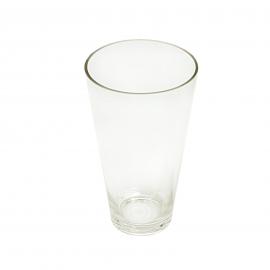Stiklinė cilindrinė platėjanti vaza (dydžio pasirinkimas)