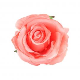 Dirbtinių rožės žiedų komplektas (Rožinė, 5x4cm) (12vnt. x 0.55€)