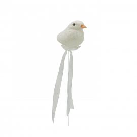 Baltų įsmeigiamų paukščių komplektas, aukštis 3,5cm (12vnt x 0,20€) 
