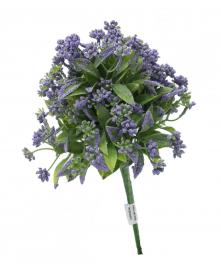 Dirbtinė gėlės šakelė, ilgis 25 cm (mėlyna)