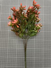 Dirbtinė gėlės šakelė, ilgis 35cm (raudona)