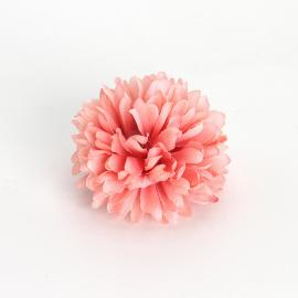 Dirbtinių chrizantemos žiedų komplektas (12vnt. x 0.35€) [rožinė, 7x3,5cm]