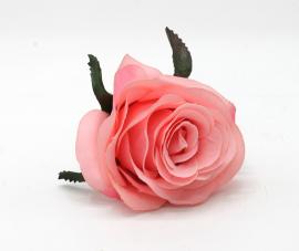 Rožės žiedai 9cm (šv. rožinė)(12x 0.60€)