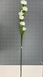 Dirbtinė gėlės šaka, ilgis 100cm (balta)