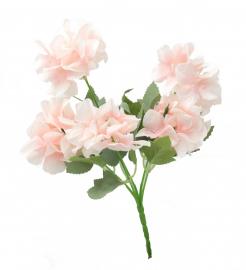 Dirbtinė hortenzijos šakelė, ilgis 31 cm (šv. rožinė)