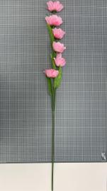 Dirbtinė gėlės šaka, ilgis 100cm (rožinė)