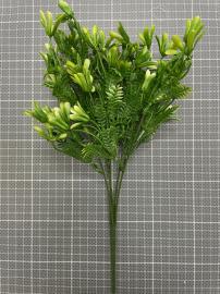 Dirbtinė gėlės šakelė, ilgis 35cm (žalia)