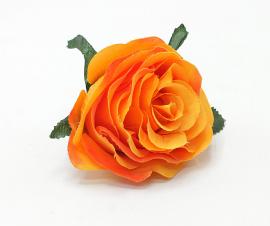 Rožės žiedai 9cm (oranžinė)(12x 0.60€)