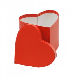 Širdelės formos dėžutė (raudona)