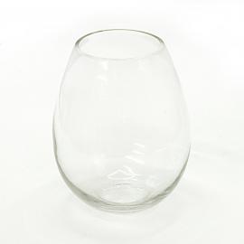 Stiklinė apvali siaurėjanti vaza (14,5x18cm)