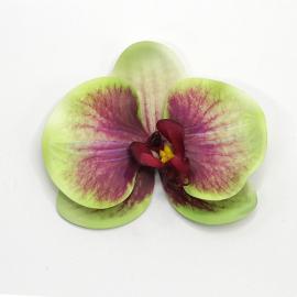 Orchidėjos žiedai lateksiniai (24 vnt. x 0.70€)(10 x 11 cm)(žali)