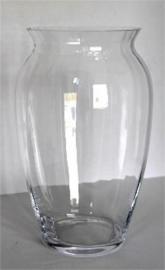 Stiklinė šlifuota vaza 35cm D-22cm