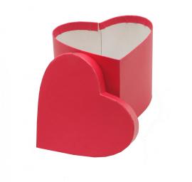Širdelės formos dėžutė (rožinė)
