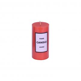 Cilindrinė kvepianti žvakė 10 cm (Oranžinė)
