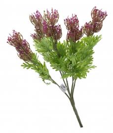 Dirbtinė gėlės šakelė, ilgis 42 cm (violetinė)