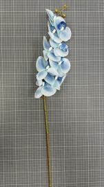 Orchidėjos šaka su 9 žiedais, ilgis 100cm (šv. mėlyna)