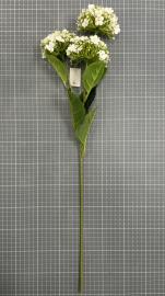 Dirbtinė viburnum (putinas) šaka 63 cm (balta)