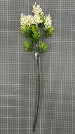 Dirbtinė gėlės šaka, ilgis 58 cm (šv. geltona)