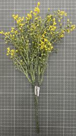 Dirbtinė gėlės šakelė, ilgis 38 cm (geltona)