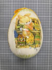 Velykinis pakabinamas kiaušinis su kaspinu, 15 cm aukščio
