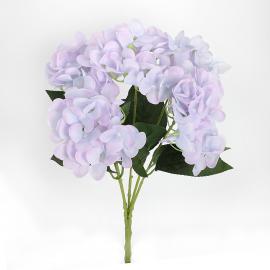 Hortenzijų puokštė iš 5 šakelių, ilgis 45cm (violetinė)