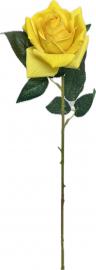 Rožės šaka „Rožių Šilkas“ geltona, 61 cm