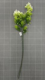Dirbtinė gėlės šaka, ilgis 58 cm (balta)